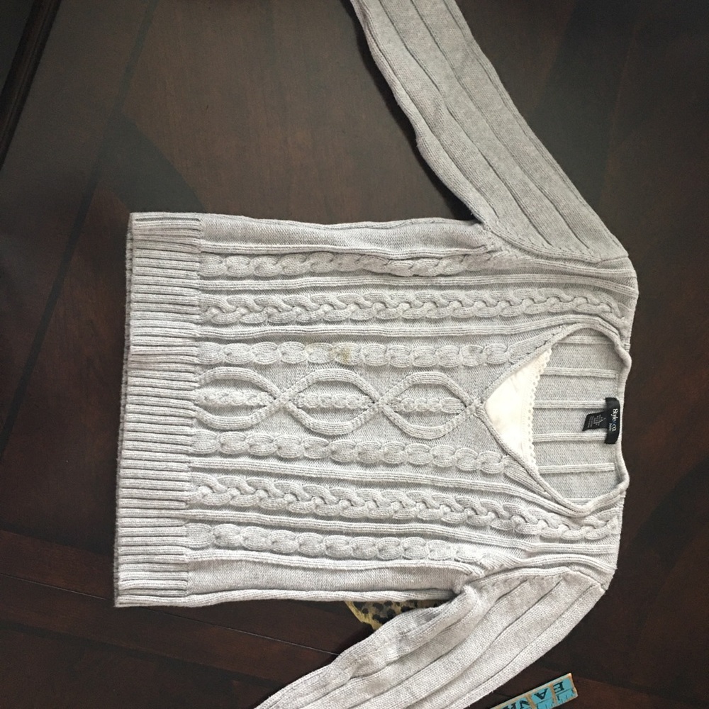 Cable sweater Style & Co. Petite Size L